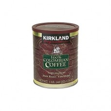 Kirkland Signature 100% Colombian Filter Coffee Supremo Bean Dark Roast - Fine Grind 1.36kg